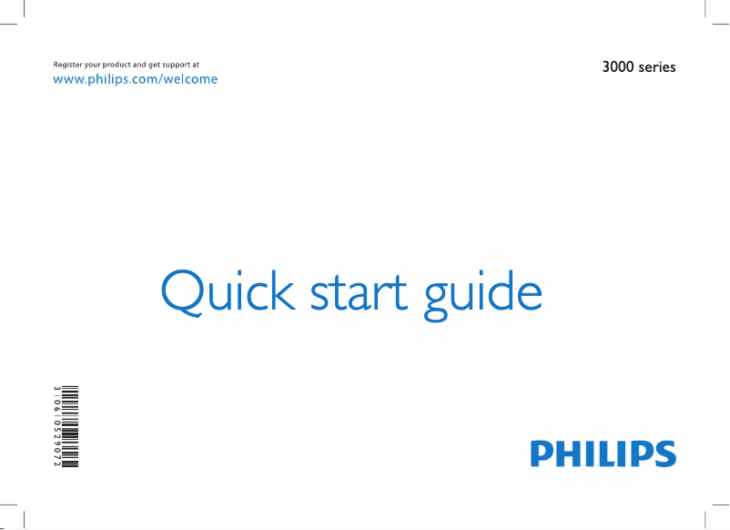 Page 1 de la notice Manuel utilisateur Philips 39PFL3008D