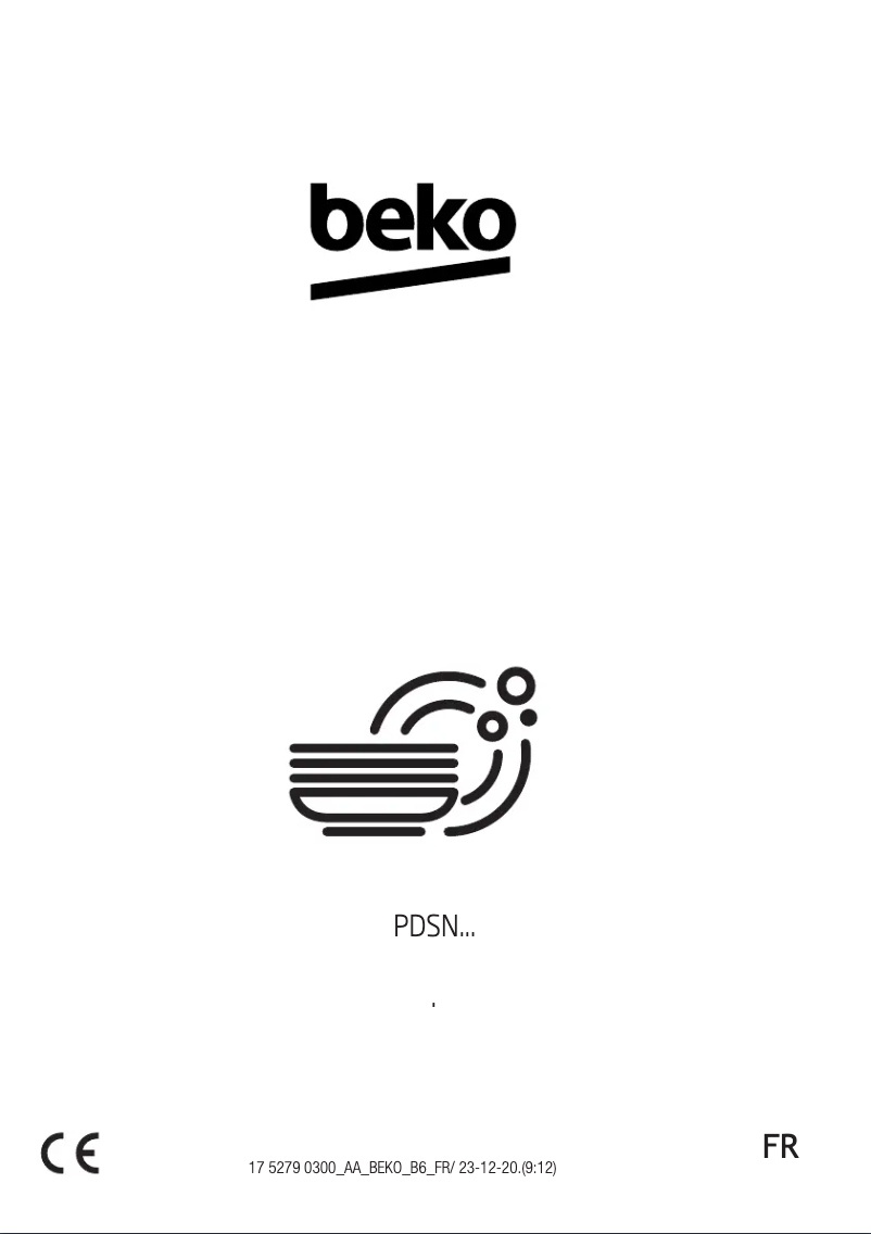 Page 1 de la notice Manuel utilisateur Beko PDSN25311X