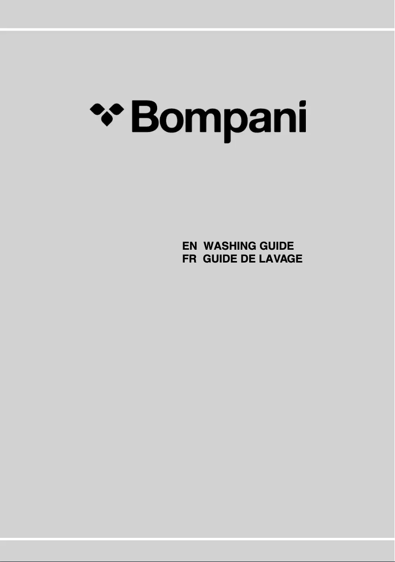 Page n°1 - Manuel utilisateur Bompani BO05039/E