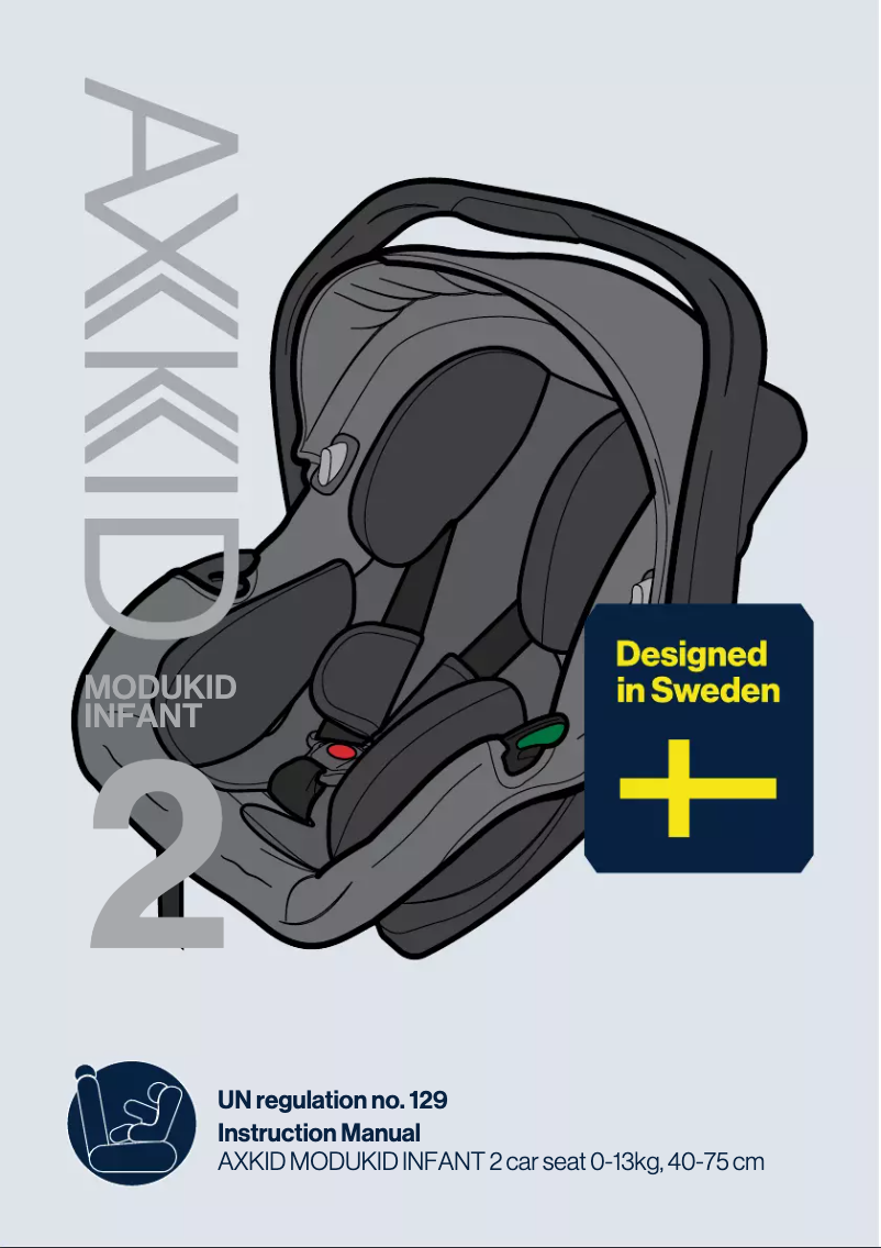 Image de la première page du manuel de l'appareil Modukid Infant 2