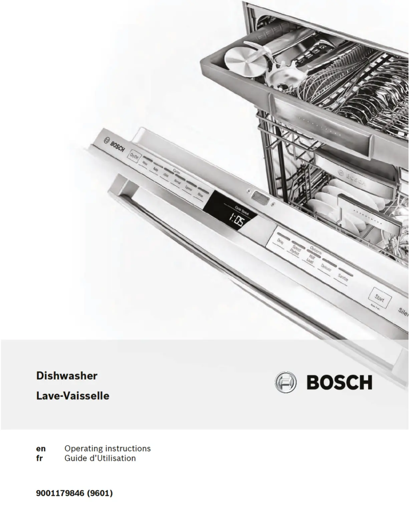 Page n°1 - Manuel utilisateur Bosch SHS5AV52UC