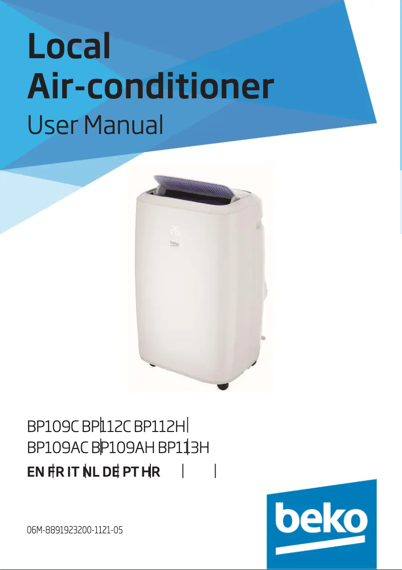 Image de la première page du manuel de l'appareil BP112C