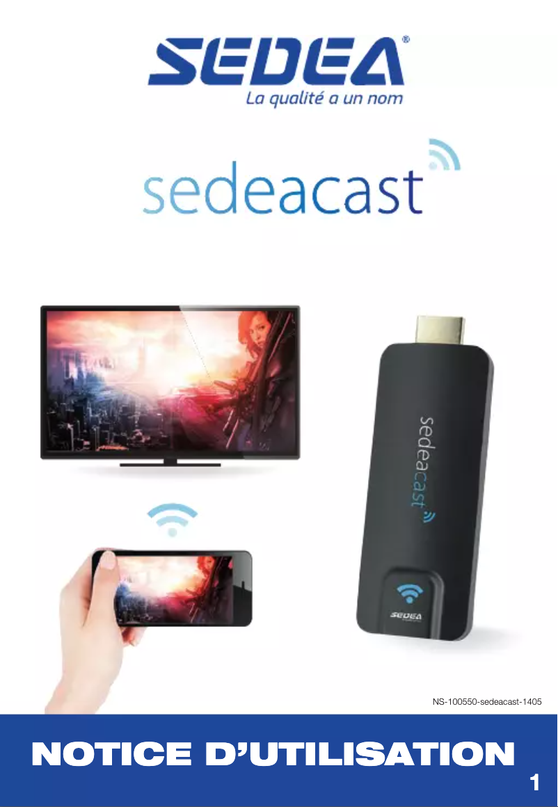 Imagen de la primera página del manual del dispositivo Cast