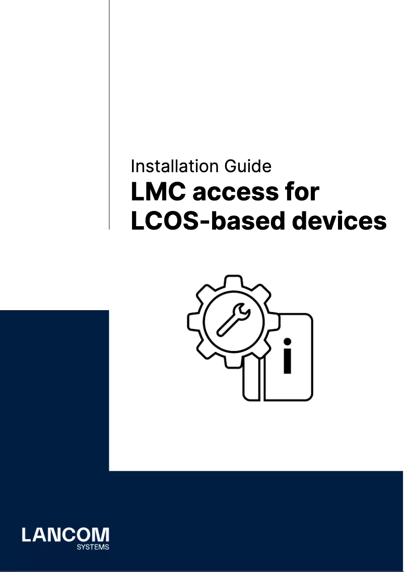 Page n°1 - Guide d'installation Lancom IAP-822