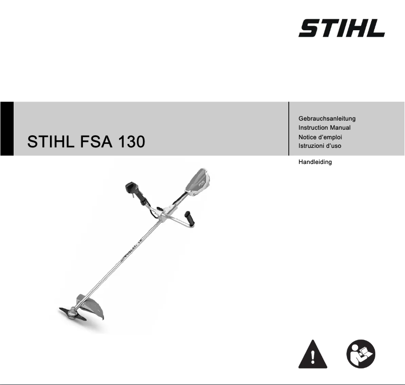 Page n°1 - Manuel utilisateur Stihl FSA 130