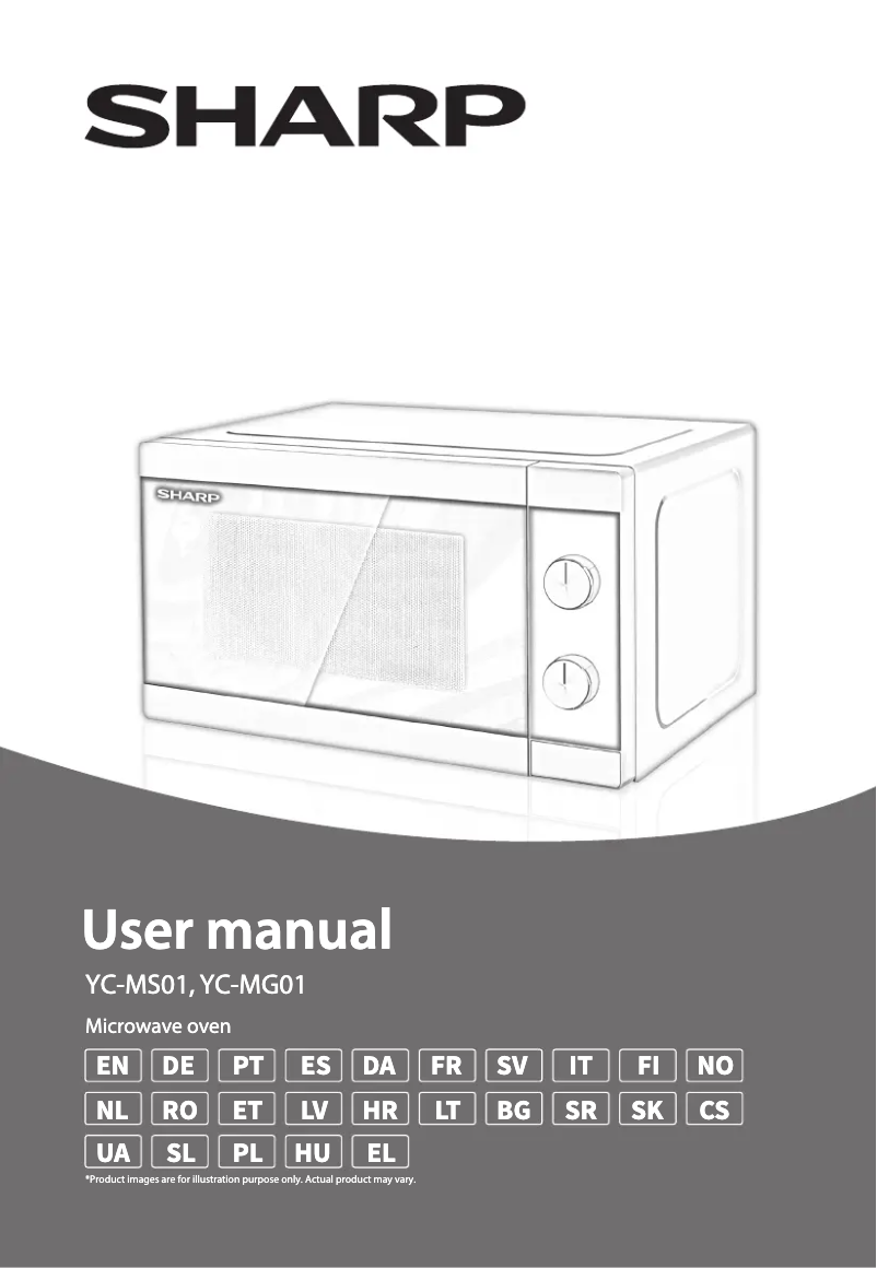 Page n°1 - Manuel utilisateur Sharp YC-MS01E