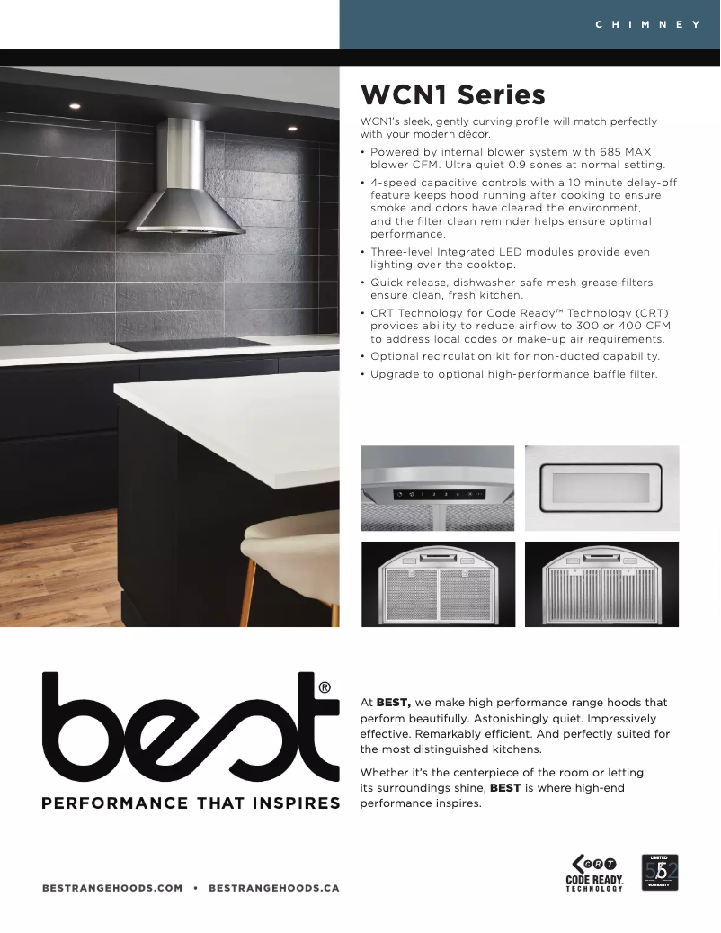 Image de la première page du manuel de l'appareil WCN1306SS