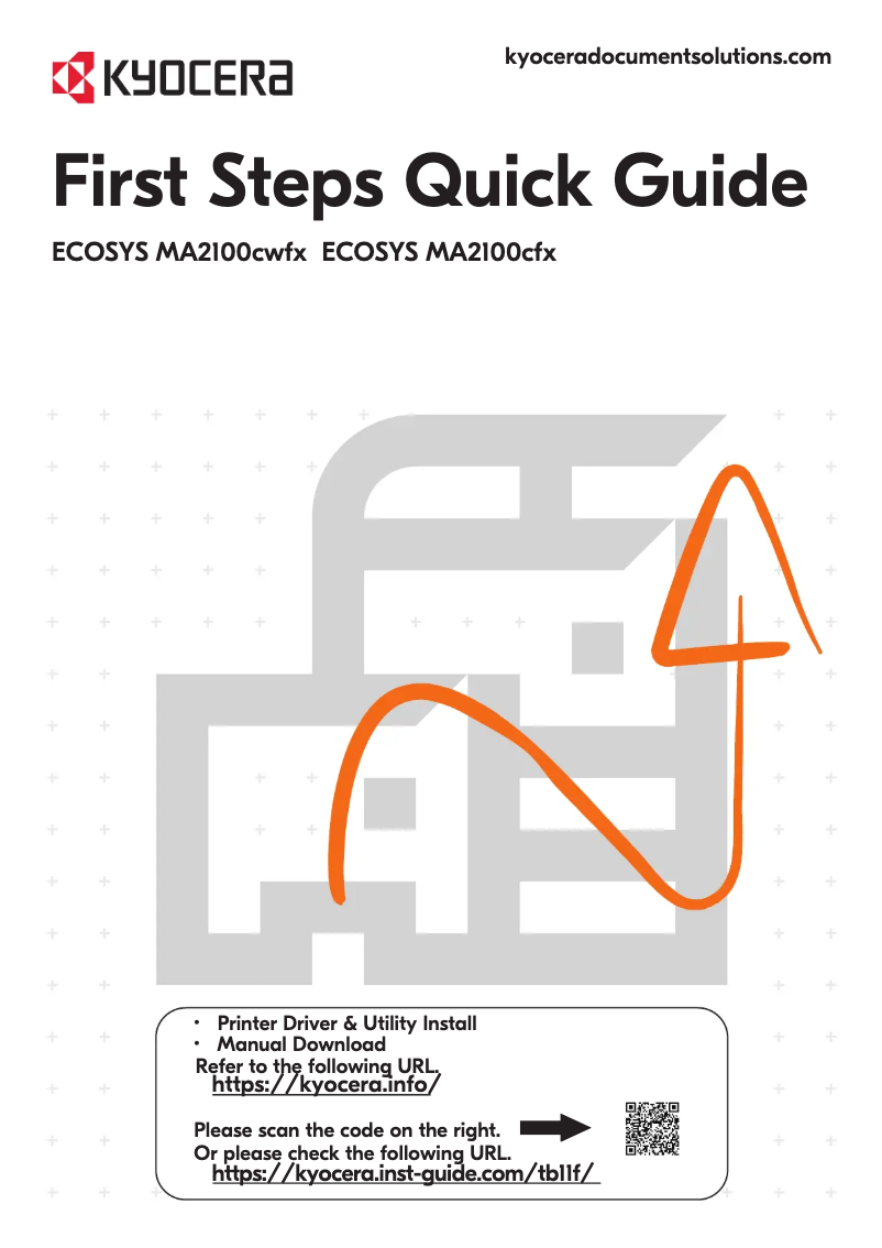 Page 1 de la notice Manuel utilisateur Kyocera ECOSYS MA2100cwfx