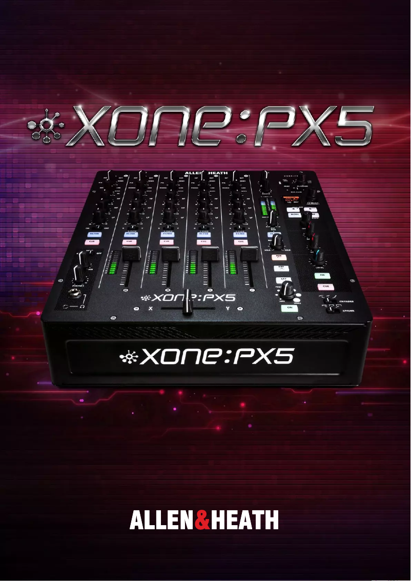 Page n°1 - Brochure Allen & Heath Xone:PX5