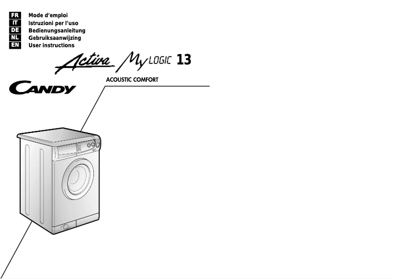 Page 1 de la notice Manuel utilisateur Candy LBACTML13SYM