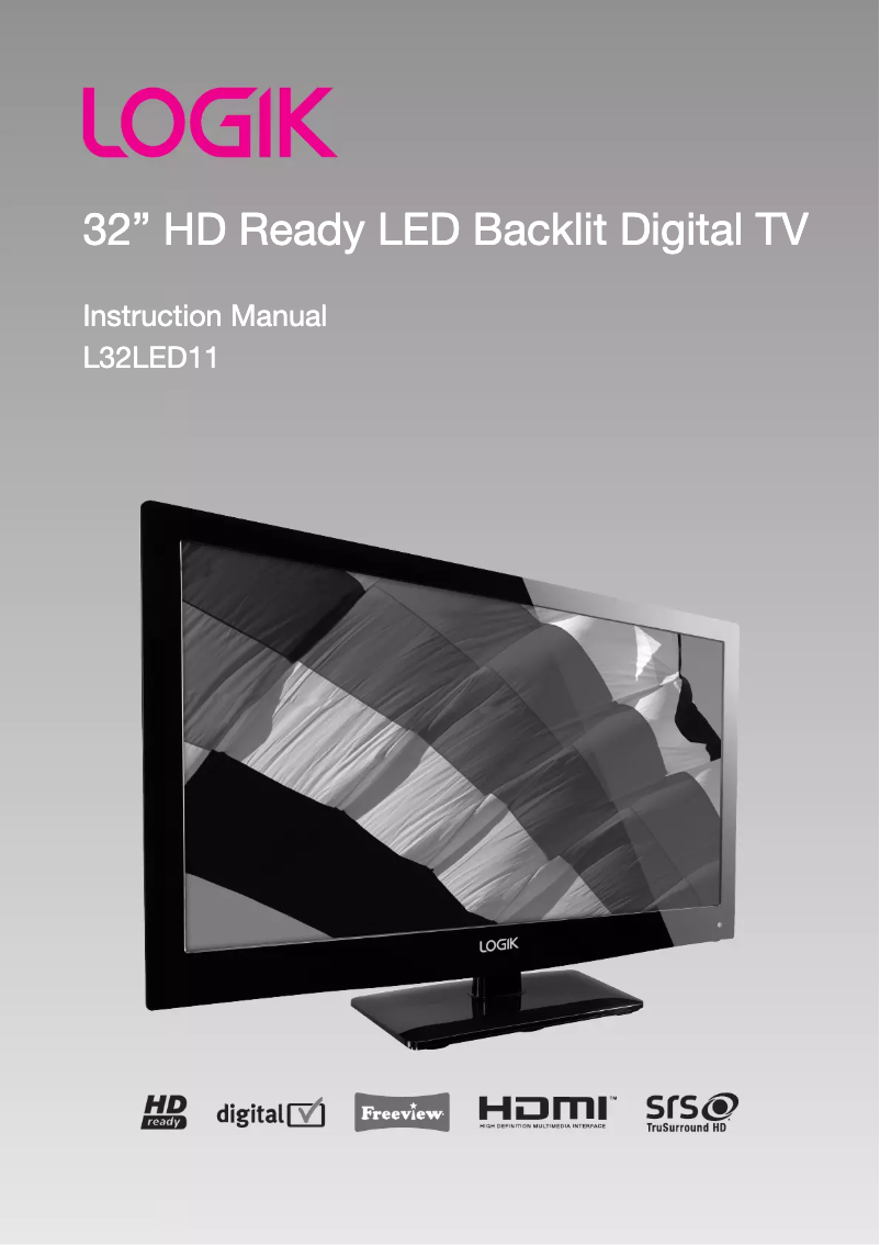 Page 1 de la notice Manuel utilisateur Logik L32LED11