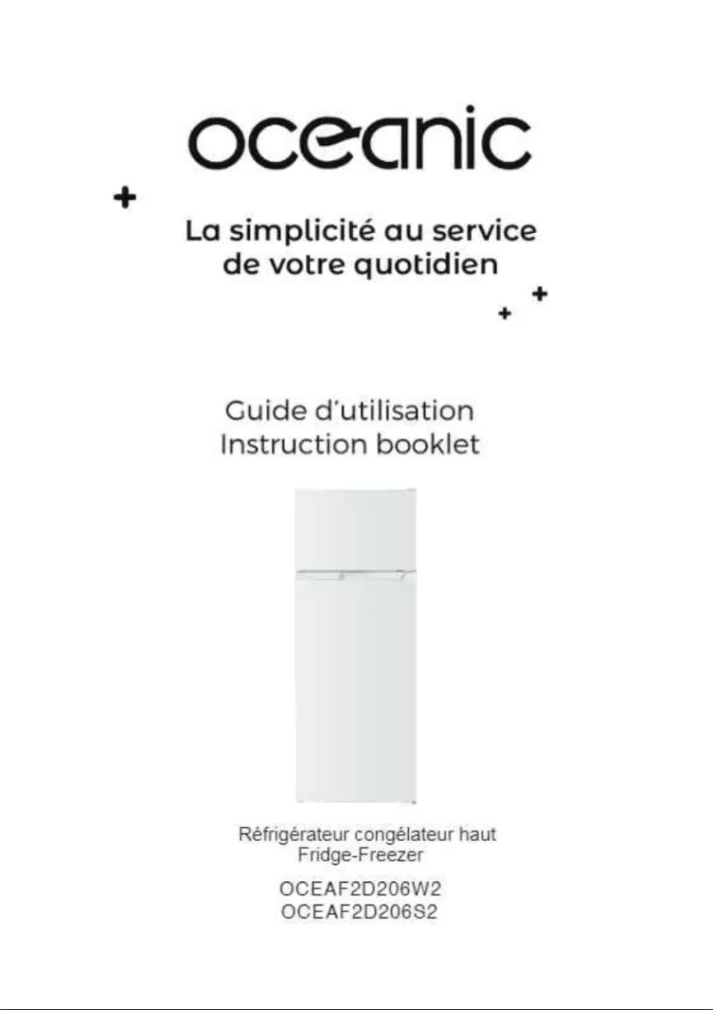 Image de la première page du manuel de l'appareil OCEAF2D206S2