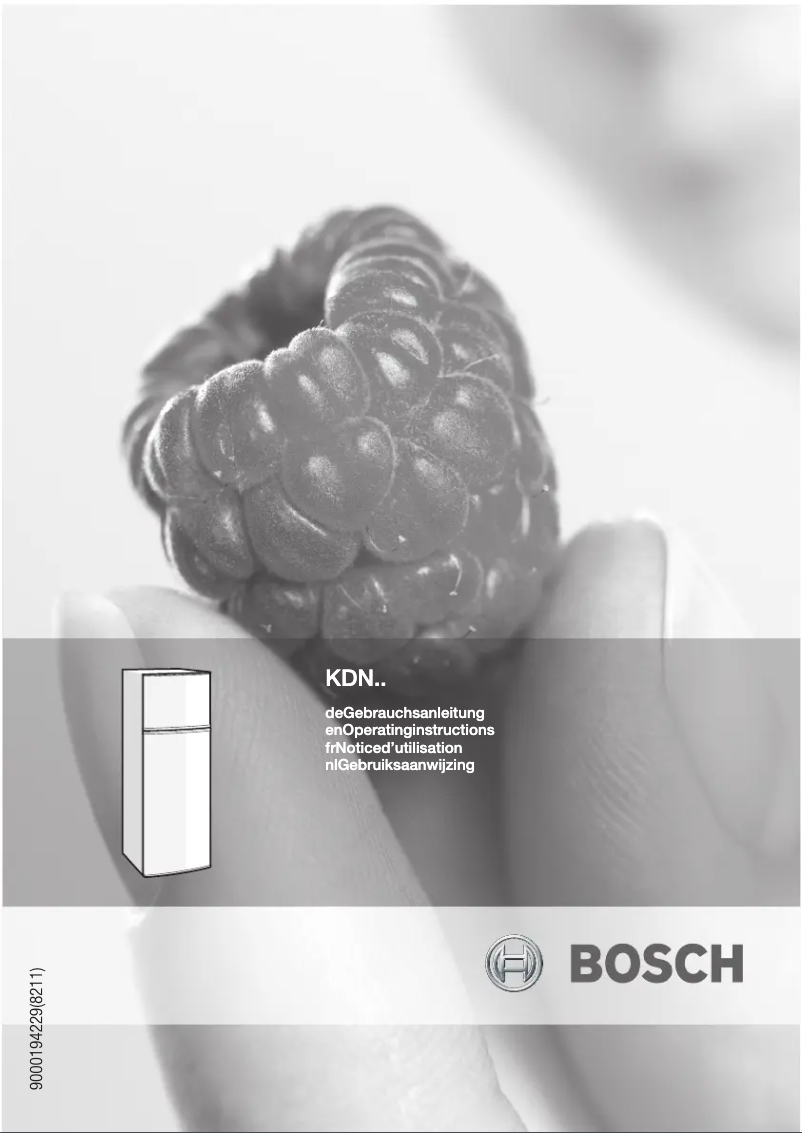 Page n°1 - Manuel utilisateur Bosch KDN30A00