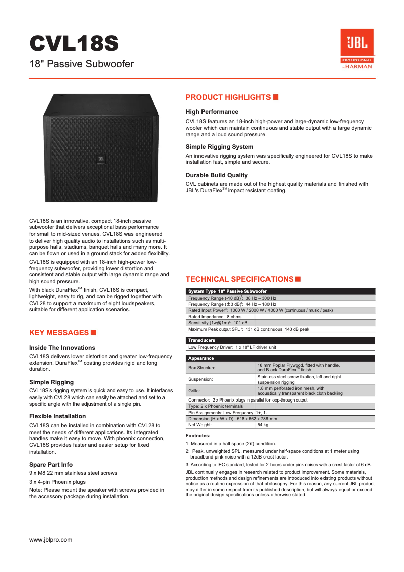 Image de la première page du manuel de l'appareil CVL18S