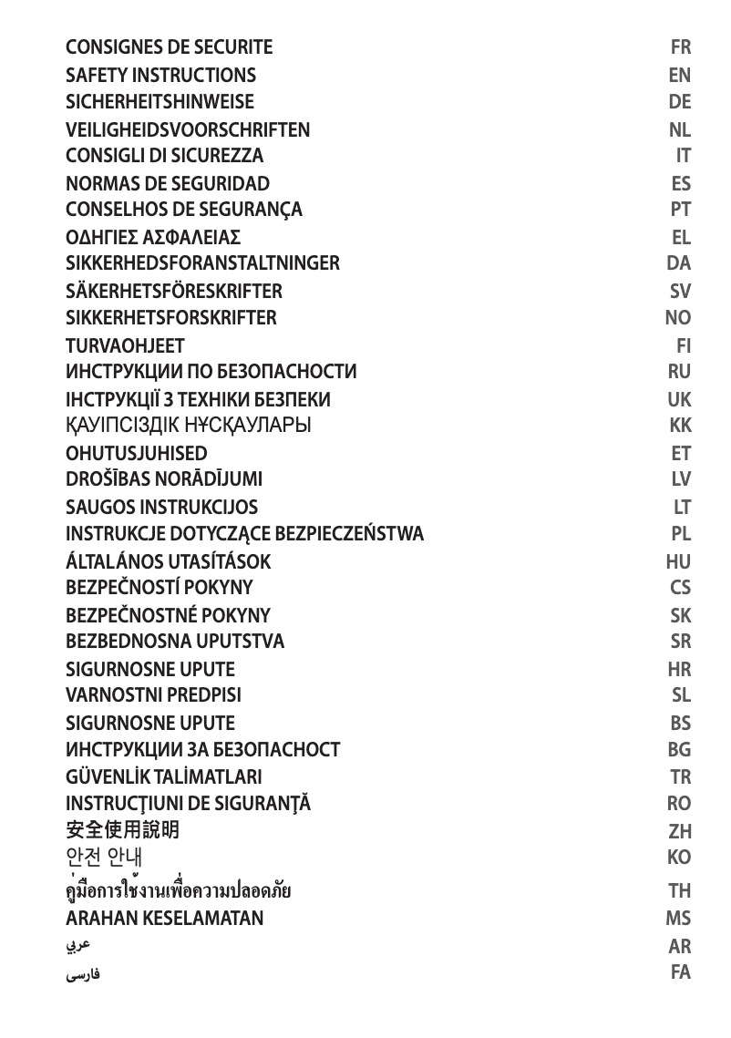 Image de la première page du manuel de l'appareil Filtra Pro