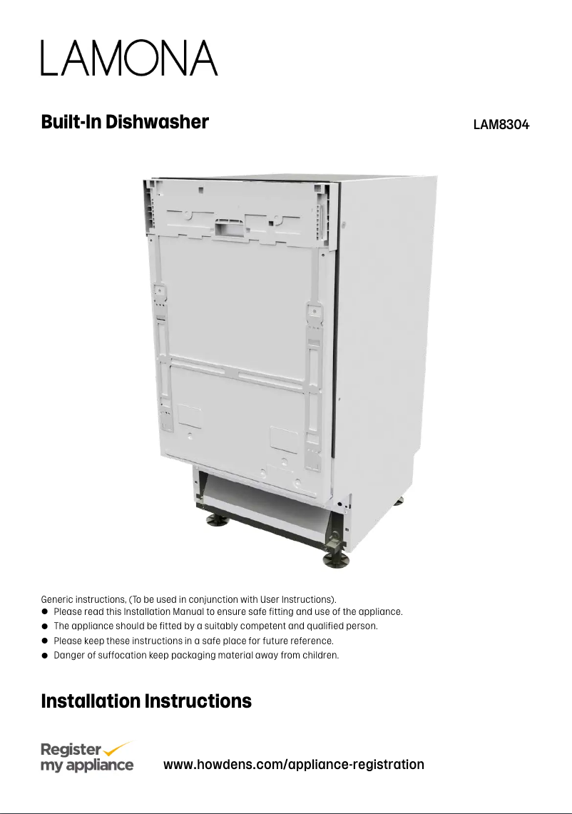 Image de la première page du manuel de l'appareil LAM8304