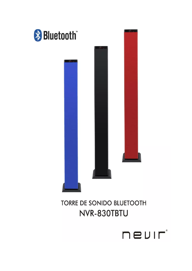 Image de la première page du manuel de l'appareil NVR-830TBTU