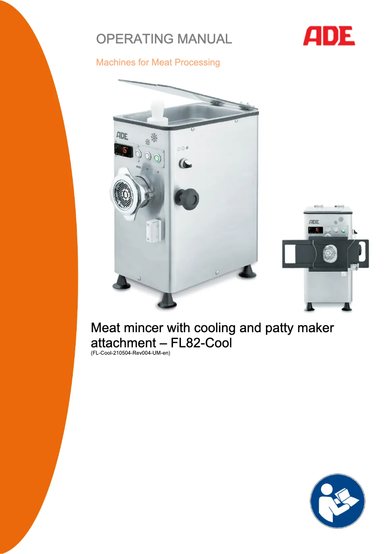 Page n°1 - Manuel utilisateur ADE FL-Cool-210504