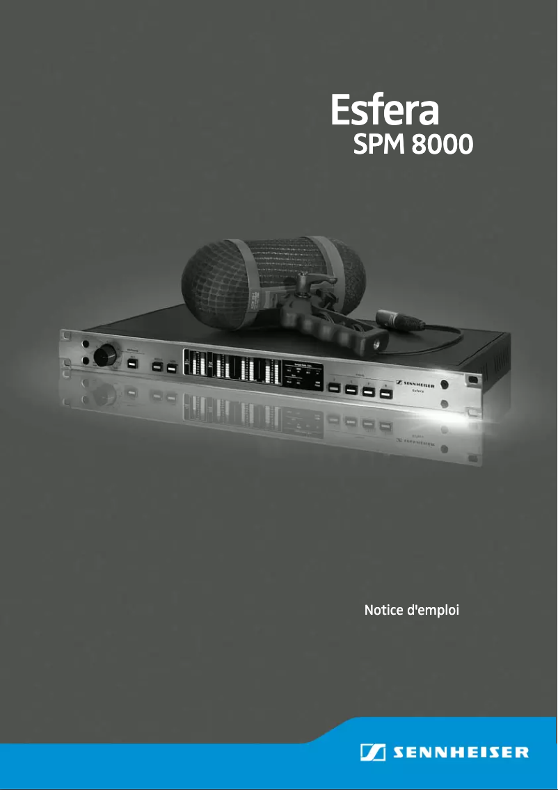 Image de la première page du manuel de l'appareil Esfera SPM 8000