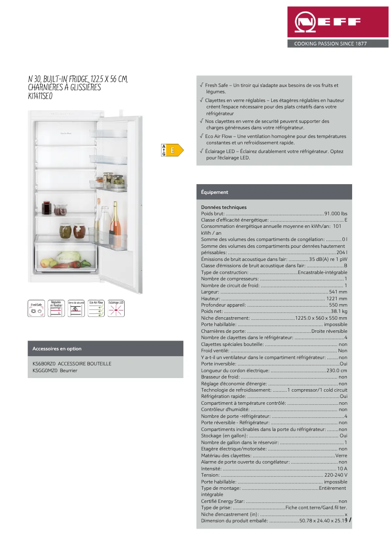 Image de la première page du manuel de l'appareil KI1411SE0