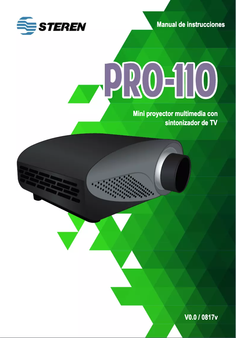 Page n°1 - Manuel utilisateur Steren PRO-110