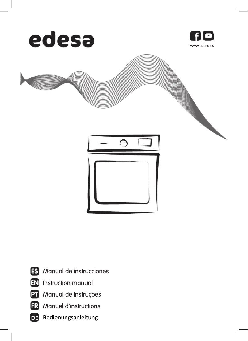 Page 1 de la notice Manuel utilisateur Edesa EOE-7040 BK