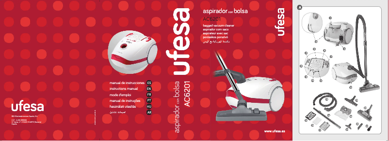 Page n°1 - Manuel utilisateur Ufesa AC6201
