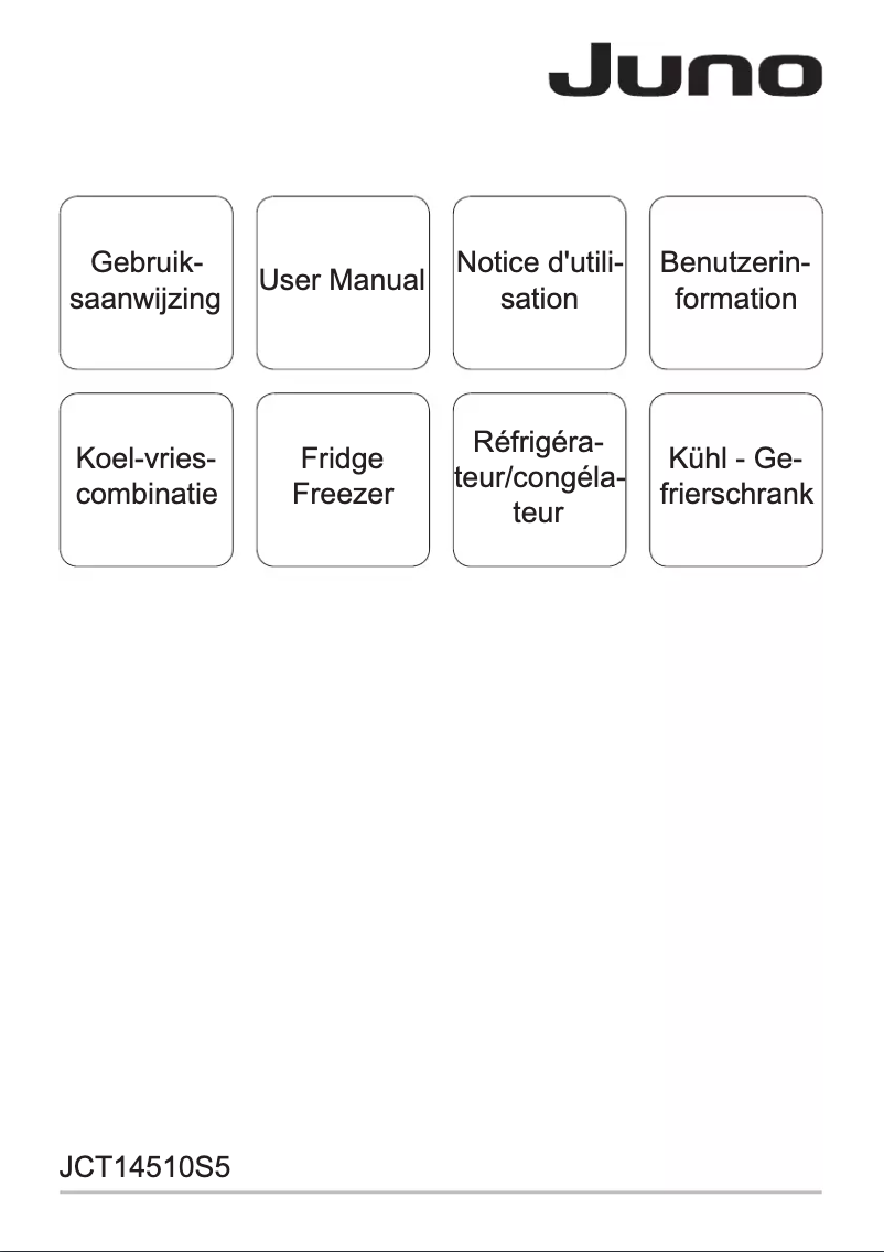 Page 1 de la notice Manuel utilisateur Juno JCT14510S5