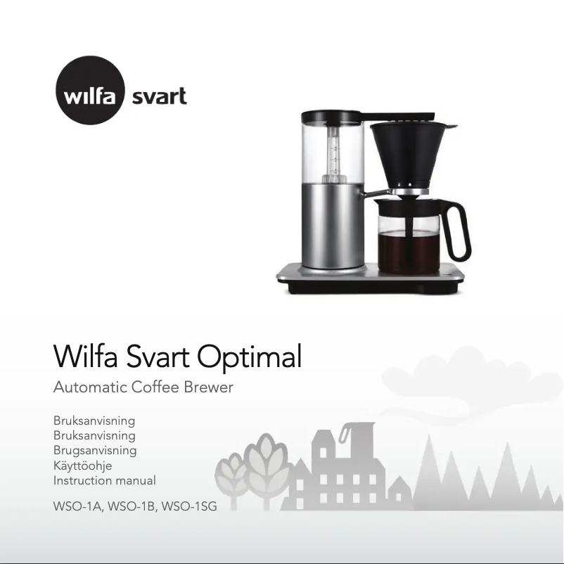 Image de la première page du manuel de l'appareil Svart Optimal WSO-1B