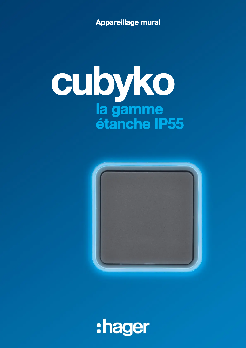 Page 1 de la notice Brochure Hager WNA695