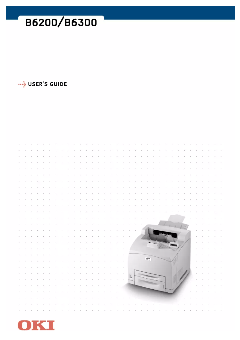 Image de la première page du manuel de l'appareil B6300