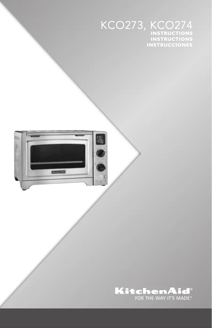 Page n°1 - Manuel utilisateur KitchenAid KCO273SS