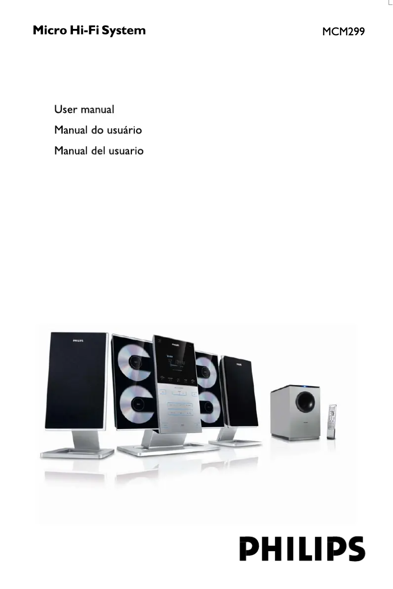 Page n°1 - Mode d'emploi Philips MCM299