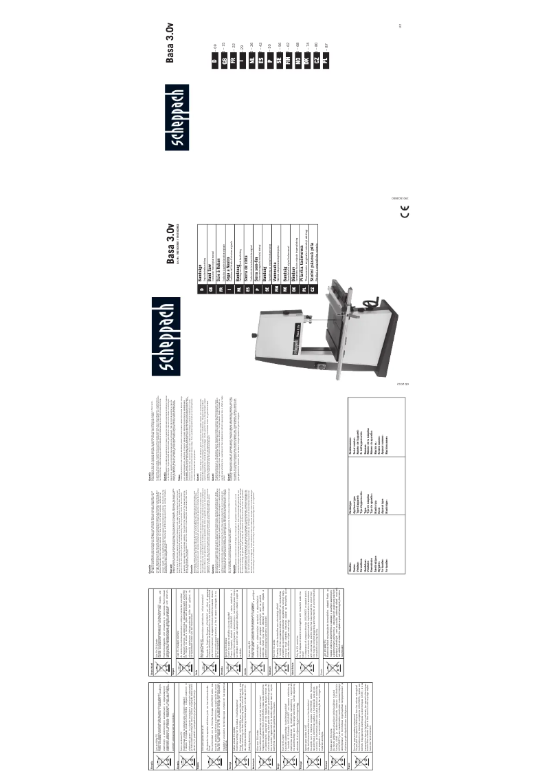Image de la première page du manuel de l'appareil Basa 3.0v
