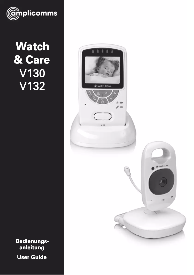 Page 1 de la notice Manuel utilisateur Amplicomms Watch and Care V132