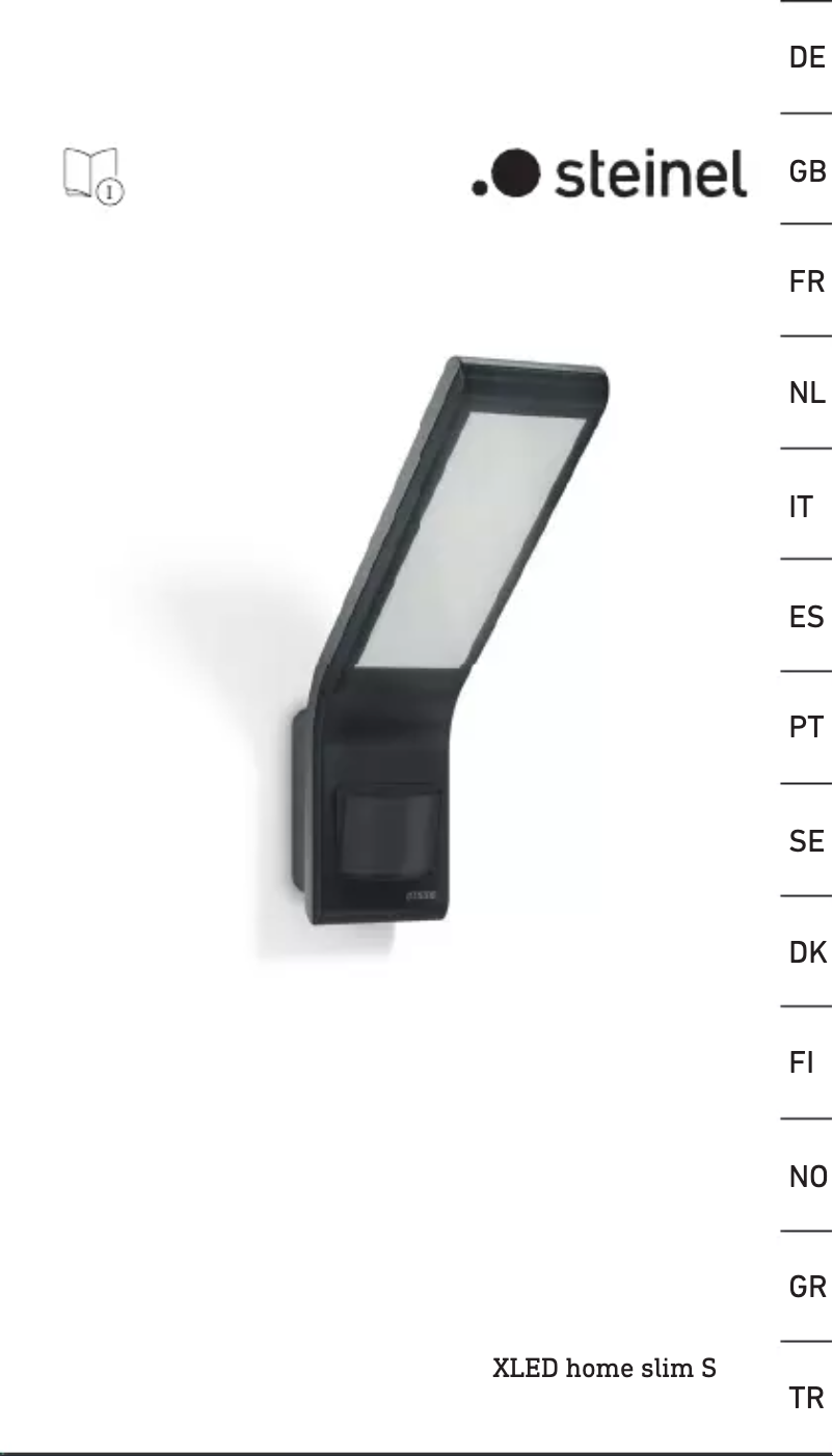 Page n°1 - Manuel utilisateur Steinel XLED Slim S