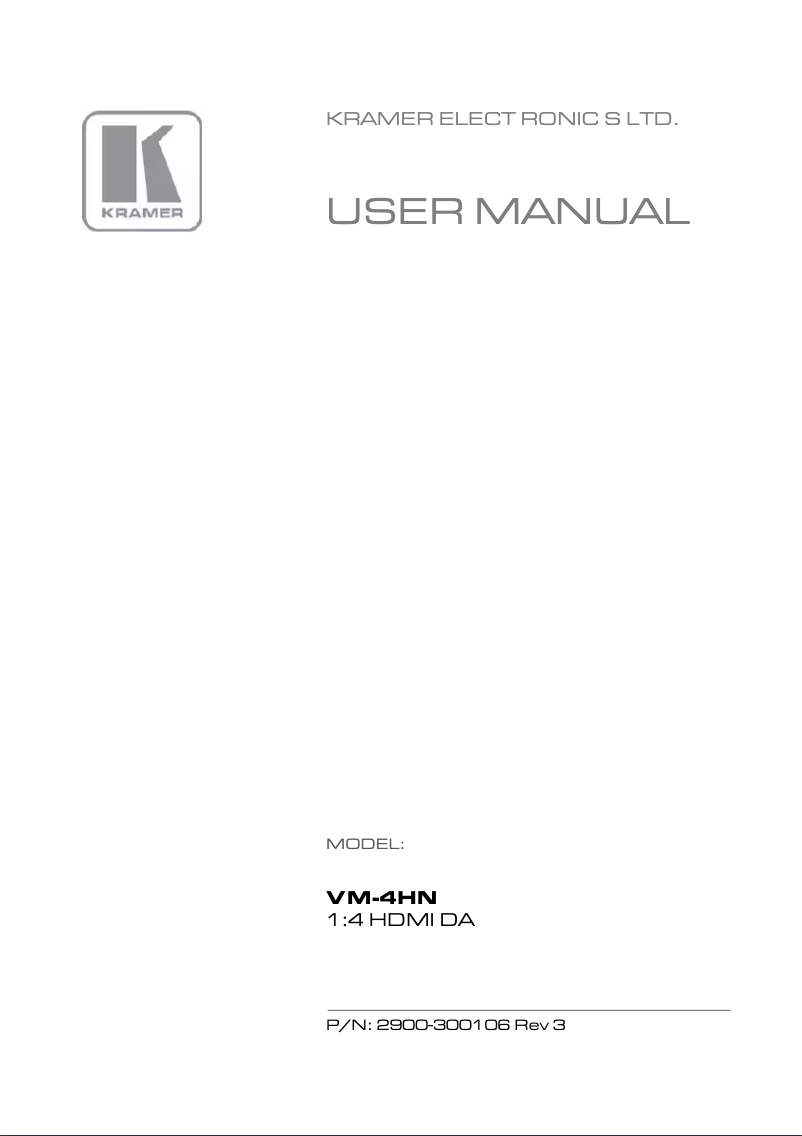 Image de la première page du manuel de l'appareil VM-4HN