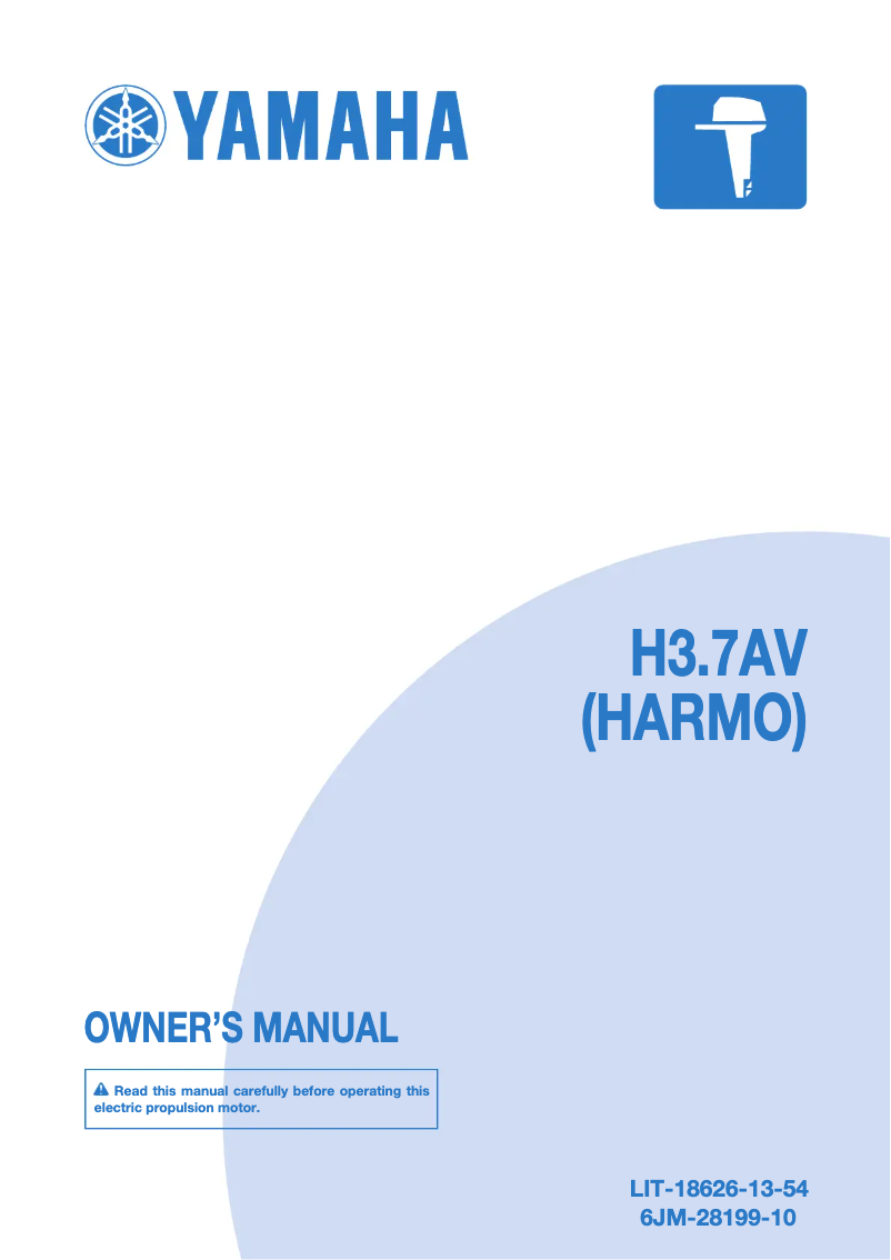 Page n°1 - Manuel utilisateur Yamaha HARMO (2023)