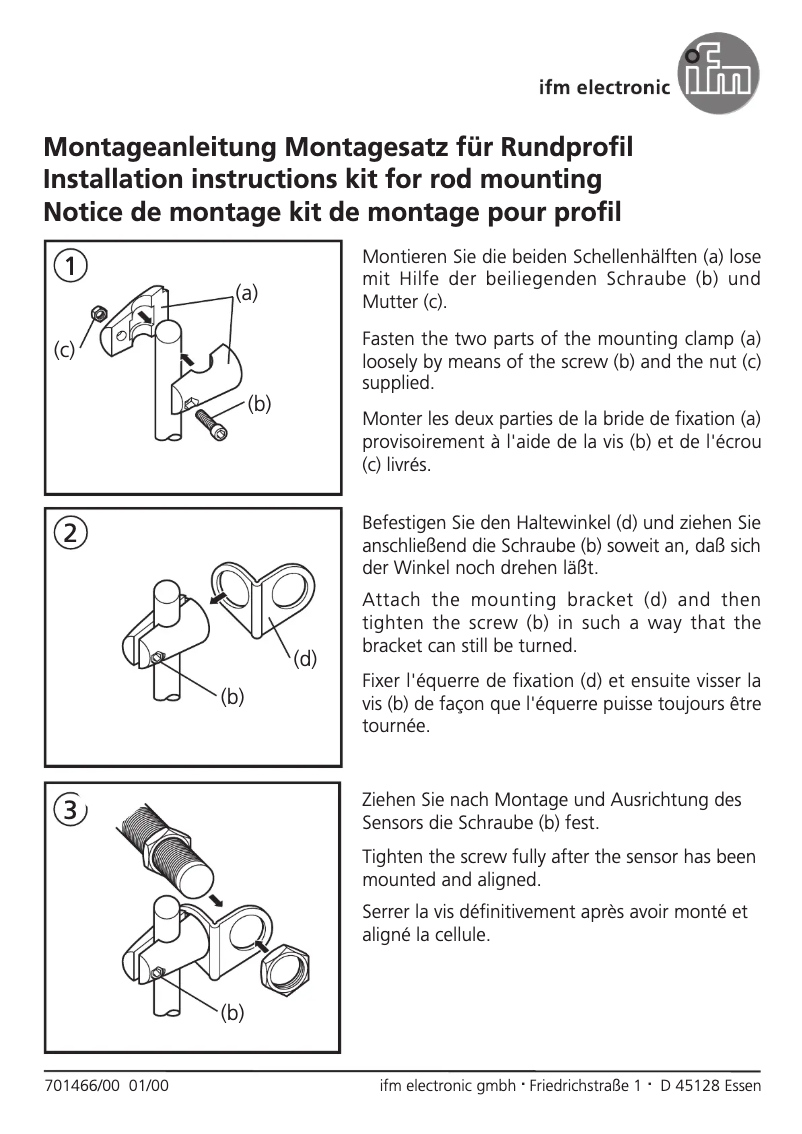 Page n°1 - Manuel utilisateur IFM E21206
