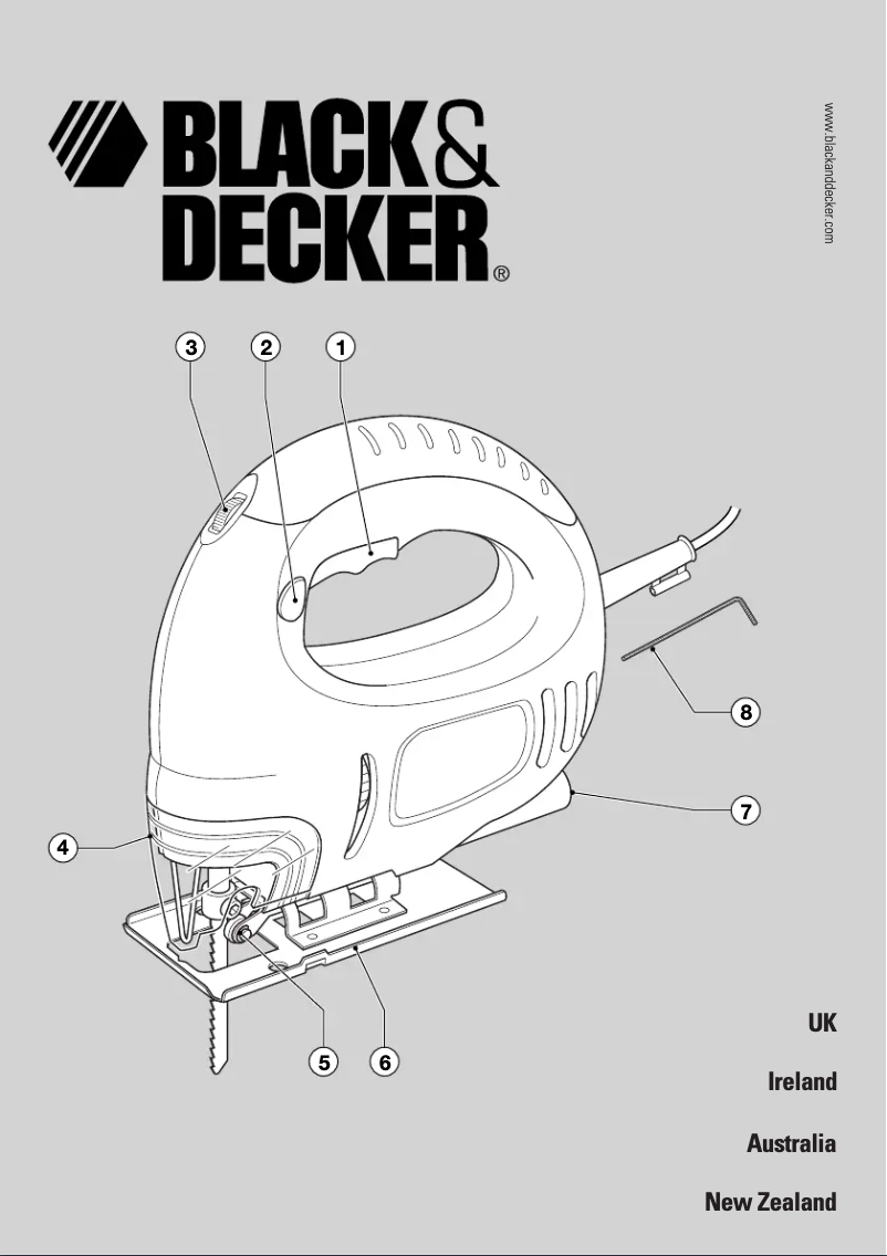 Page n°1 - Manuel utilisateur Black & Decker KS400EA