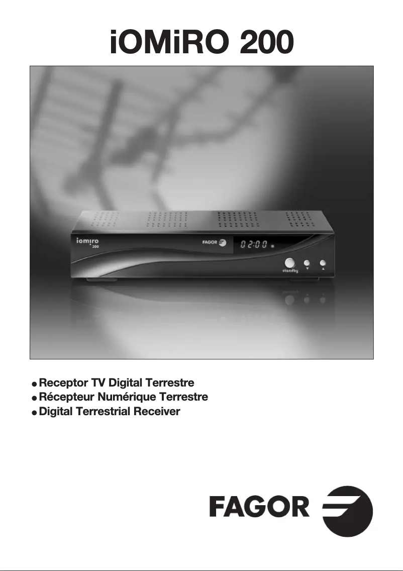 Imagen de la primera página del manual del dispositivo Iomiro 200