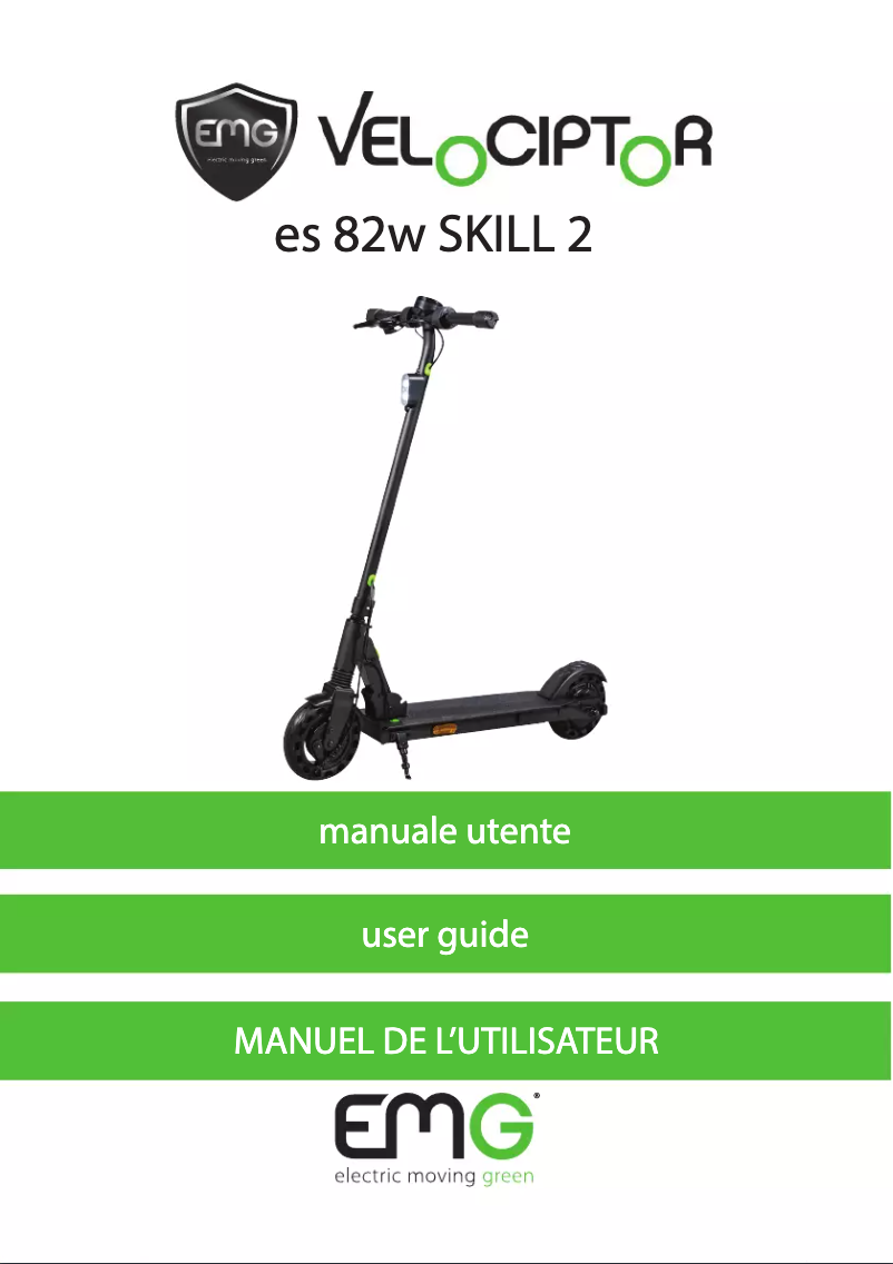 Page n°1 - Manuel utilisateur EMG ES 82w SKILL 2