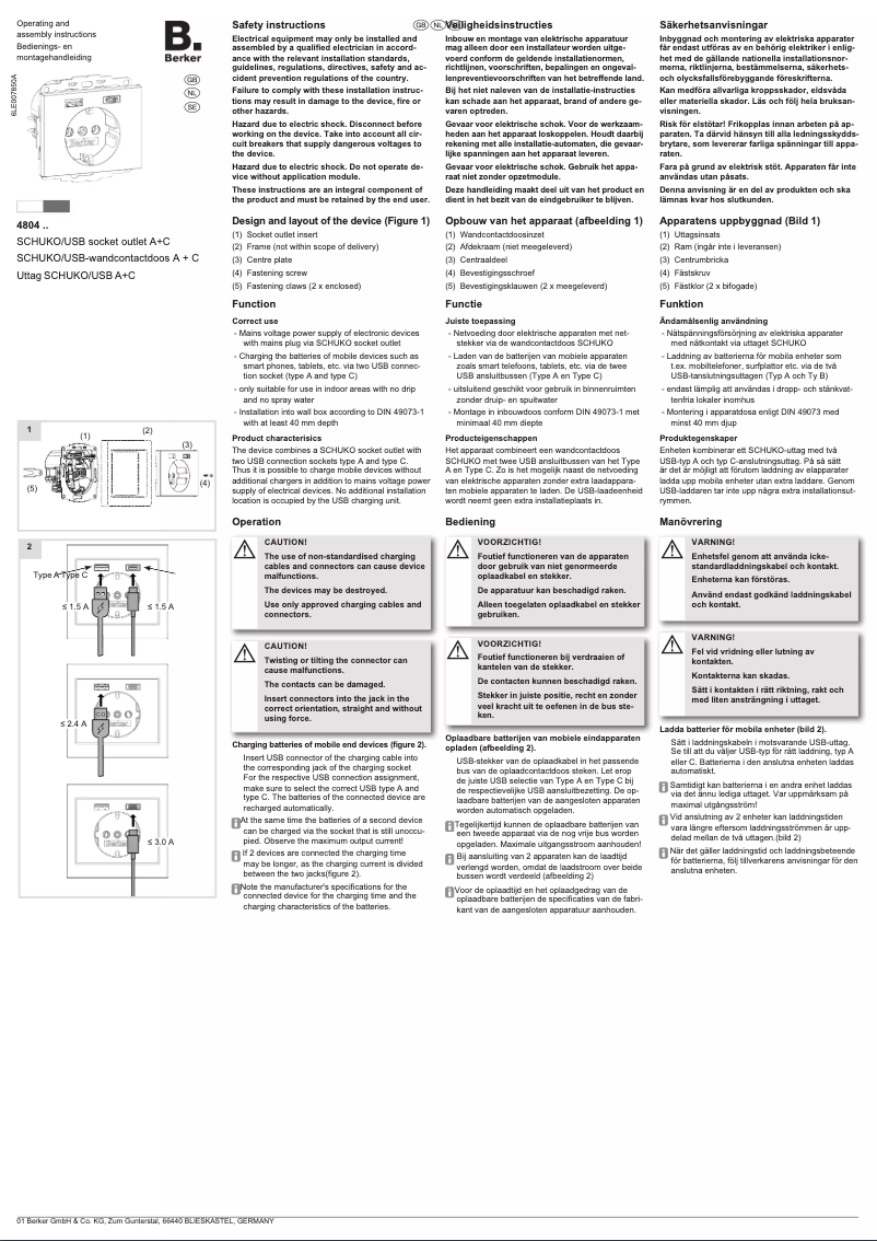 Image de la première page du manuel de l'appareil 48041606
