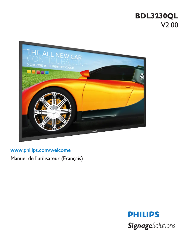 Imagen de la primera página del manual del dispositivo BDL3230QL