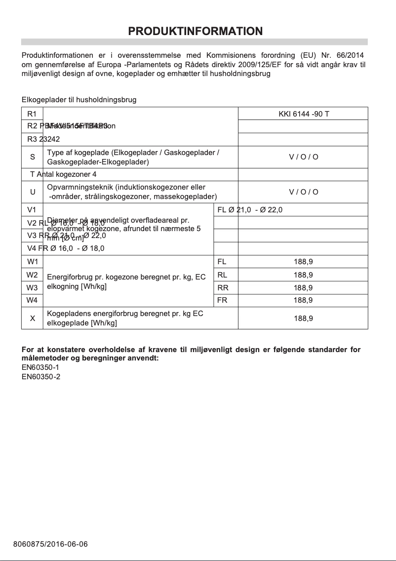 Image de la première page du manuel de l'appareil KKI 6144-90 T