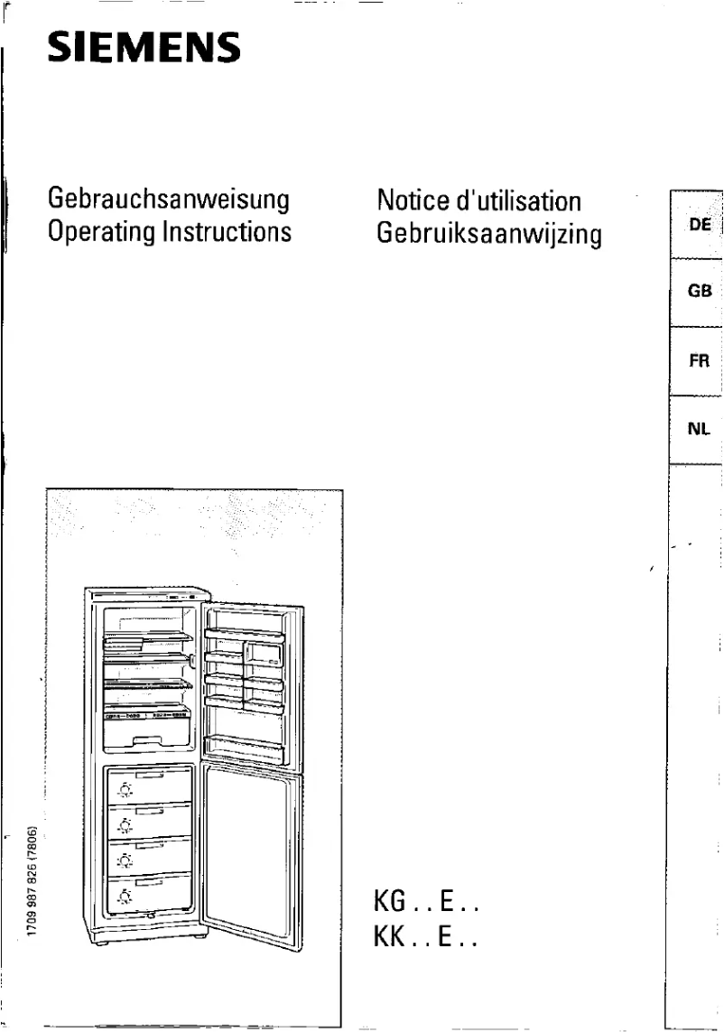 Page n°1 - Manuel utilisateur Siemens KK33E80