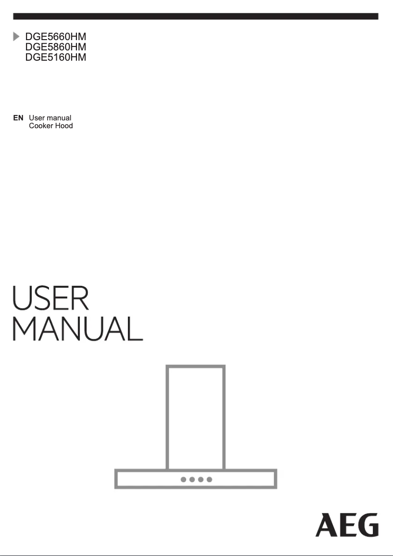 Page n°1 - Manuel utilisateur AEG DGE5660HM