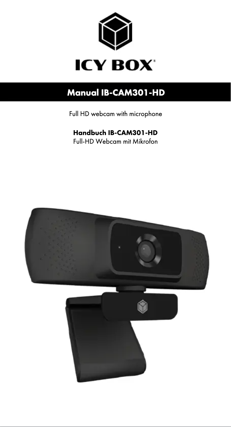 Page n°1 - Manuel utilisateur Icy Box IB-CAM301-HD