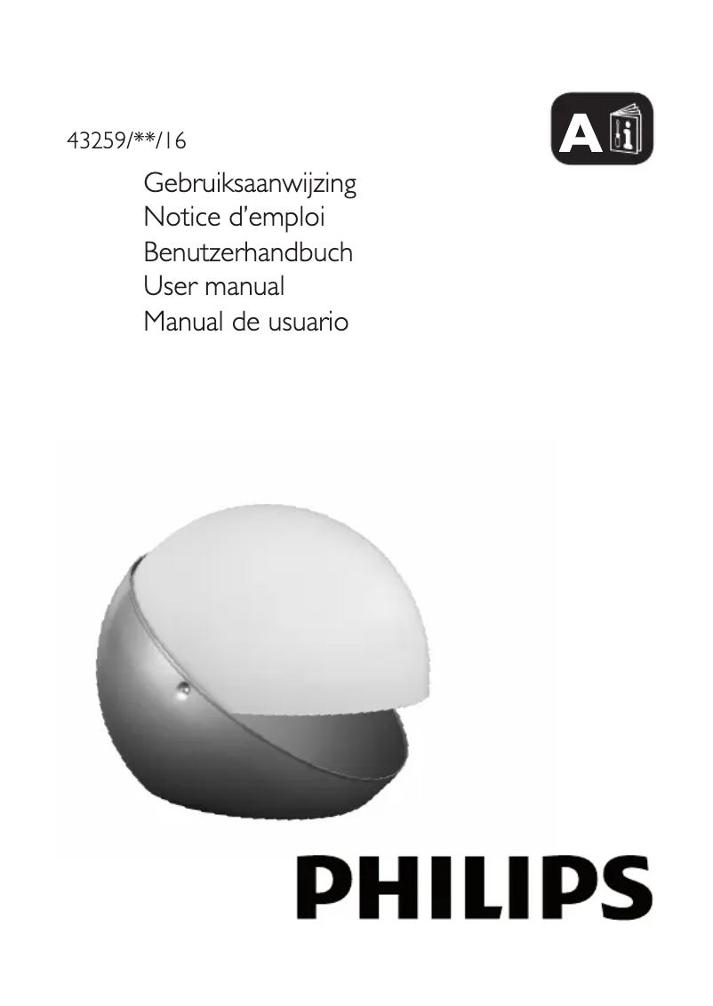 Page n°1 - Manuel utilisateur Philips myLiving 432595316