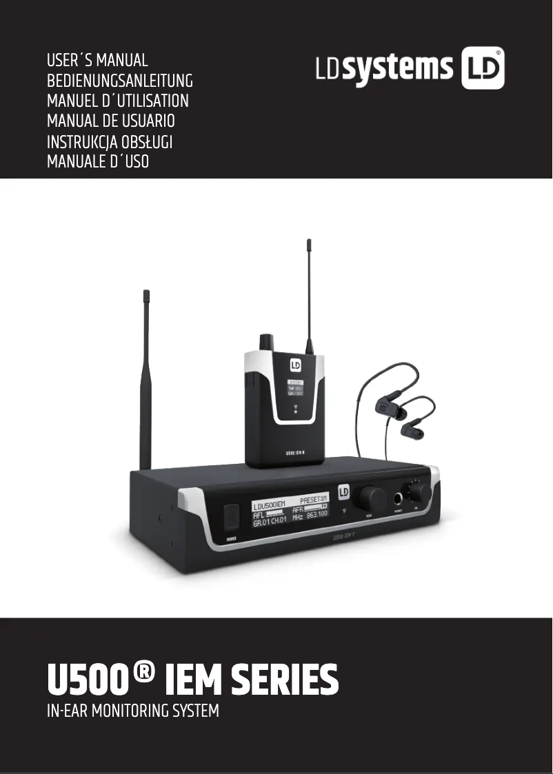 Page 1 de la notice Manuel utilisateur LD Systems LDS-U50